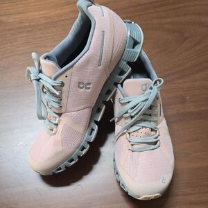 On Running Sneakers in Pink and Gray